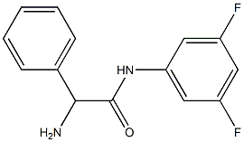 2-amino-N-(3,5-difluorophenyl)-2-phenylacetamide Structure