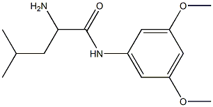 2-amino-N-(3,5-dimethoxyphenyl)-4-methylpentanamide|