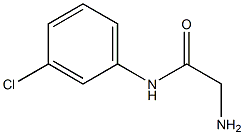 2-amino-N-(3-chlorophenyl)acetamide Structure