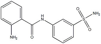 2-amino-N-(3-sulfamoylphenyl)benzamide Structure