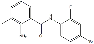 2-amino-N-(4-bromo-2-fluorophenyl)-3-methylbenzamide Structure