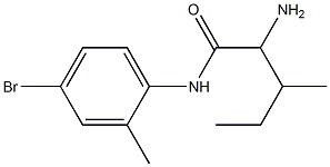 2-amino-N-(4-bromo-2-methylphenyl)-3-methylpentanamide