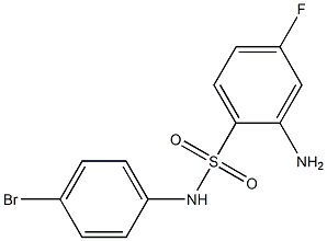 2-amino-N-(4-bromophenyl)-4-fluorobenzene-1-sulfonamide