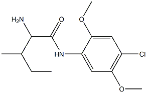 2-amino-N-(4-chloro-2,5-dimethoxyphenyl)-3-methylpentanamide