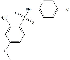  2-amino-N-(4-chlorophenyl)-4-methoxybenzene-1-sulfonamide