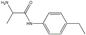 2-amino-N-(4-ethylphenyl)propanamide Structure