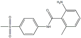 2-amino-N-(4-methanesulfonylphenyl)-6-methylbenzamide