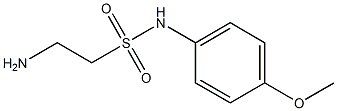 2-amino-N-(4-methoxyphenyl)ethanesulfonamide