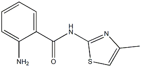 2-amino-N-(4-methyl-1,3-thiazol-2-yl)benzamide