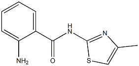 2-amino-N-(4-methyl-1,3-thiazol-2-yl)benzamide|