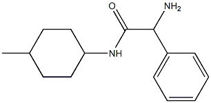 2-amino-N-(4-methylcyclohexyl)-2-phenylacetamide 结构式