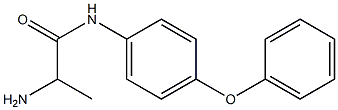 2-amino-N-(4-phenoxyphenyl)propanamide Structure