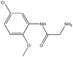 2-amino-N-(5-chloro-2-methoxyphenyl)acetamide Structure