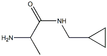 2-amino-N-(cyclopropylmethyl)propanamide Structure
