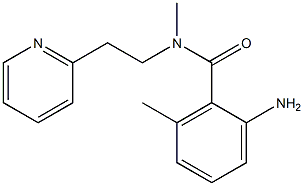 2-amino-N,6-dimethyl-N-[2-(pyridin-2-yl)ethyl]benzamide|