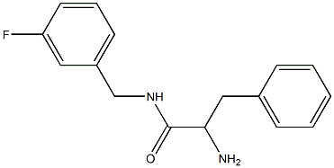 2-amino-N-[(3-fluorophenyl)methyl]-3-phenylpropanamide