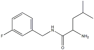 2-amino-N-[(3-fluorophenyl)methyl]-4-methylpentanamide