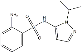2-amino-N-[1-(propan-2-yl)-1H-pyrazol-5-yl]benzene-1-sulfonamide