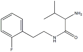 2-amino-N-[2-(2-fluorophenyl)ethyl]-3-methylbutanamide