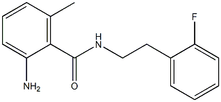 2-amino-N-[2-(2-fluorophenyl)ethyl]-6-methylbenzamide