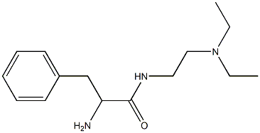 2-amino-N-[2-(diethylamino)ethyl]-3-phenylpropanamide Structure