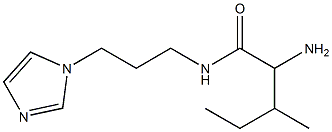 2-amino-N-[3-(1H-imidazol-1-yl)propyl]-3-methylpentanamide|