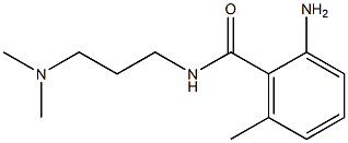 2-amino-N-[3-(dimethylamino)propyl]-6-methylbenzamide Structure