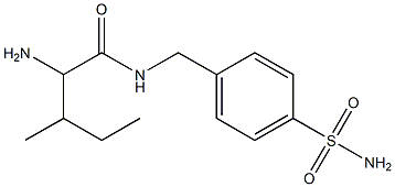  2-amino-N-[4-(aminosulfonyl)benzyl]-3-methylpentanamide