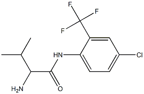 2-amino-N-[4-chloro-2-(trifluoromethyl)phenyl]-3-methylbutanamide