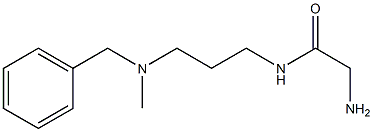 2-amino-N-{3-[benzyl(methyl)amino]propyl}acetamide|