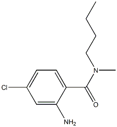 2-amino-N-butyl-4-chloro-N-methylbenzamide Structure