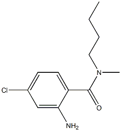 2-amino-N-butyl-4-chloro-N-methylbenzamide,,结构式