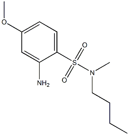 2-amino-N-butyl-4-methoxy-N-methylbenzene-1-sulfonamide|