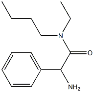 2-amino-N-butyl-N-ethyl-2-phenylacetamide Structure