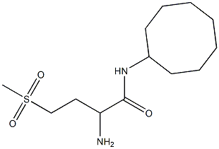 2-amino-N-cyclooctyl-4-(methylsulfonyl)butanamide