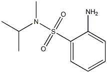 2-amino-N-isopropyl-N-methylbenzenesulfonamide Structure