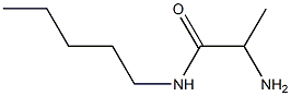 2-amino-N-pentylpropanamide Structure