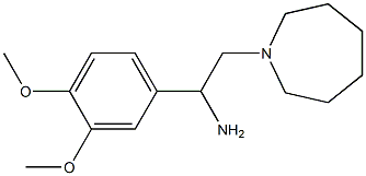 2-azepan-1-yl-1-(3,4-dimethoxyphenyl)ethanamine