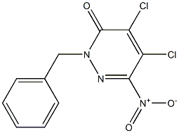 2-benzyl-4,5-dichloro-6-nitropyridazin-3(2H)-one