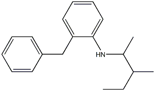 2-benzyl-N-(3-methylpentan-2-yl)aniline Structure