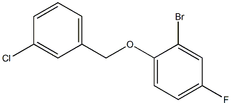 2-bromo-1-[(3-chlorophenyl)methoxy]-4-fluorobenzene