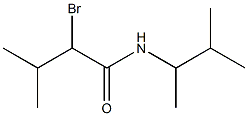 2-bromo-3-methyl-N-(3-methylbutan-2-yl)butanamide 化学構造式