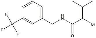 2-bromo-3-methyl-N-[3-(trifluoromethyl)benzyl]butanamide Structure