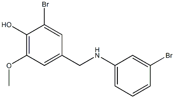2-bromo-4-{[(3-bromophenyl)amino]methyl}-6-methoxyphenol