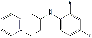 2-bromo-4-fluoro-N-(4-phenylbutan-2-yl)aniline Structure