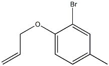 2-bromo-4-methyl-1-(prop-2-en-1-yloxy)benzene,,结构式
