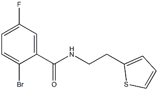 2-bromo-5-fluoro-N-(2-thien-2-ylethyl)benzamide