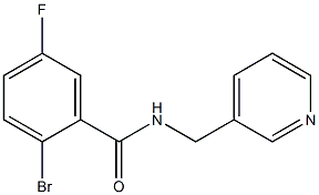  2-bromo-5-fluoro-N-(pyridin-3-ylmethyl)benzamide