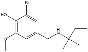 2-bromo-6-methoxy-4-{[(2-methylbutan-2-yl)amino]methyl}phenol