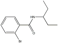 2-bromo-N-(1-ethylpropyl)benzamide Structure